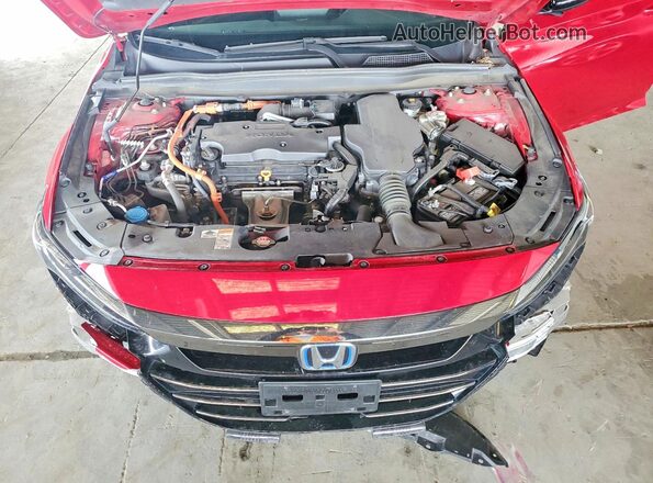 1HGCV3F24NA025978 2022 HONDA ACCORD Red Widok wnętrza z tyłu