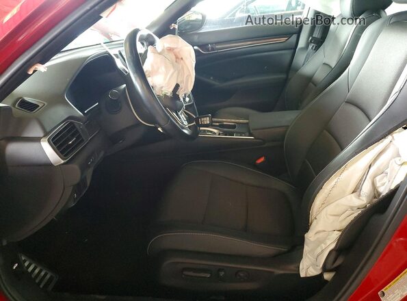 1HGCV3F24NA025978 2022 HONDA ACCORD Red Widok wnętrza z przodu