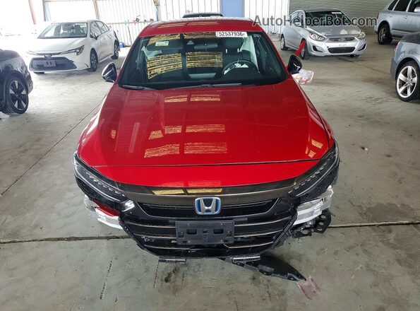 1HGCV3F24NA025978 2022 HONDA ACCORD Red Widok z przodu