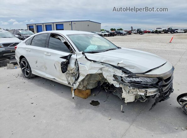 1HGCV3F24NA036981 2022 HONDA ACCORD White Передня права чверть