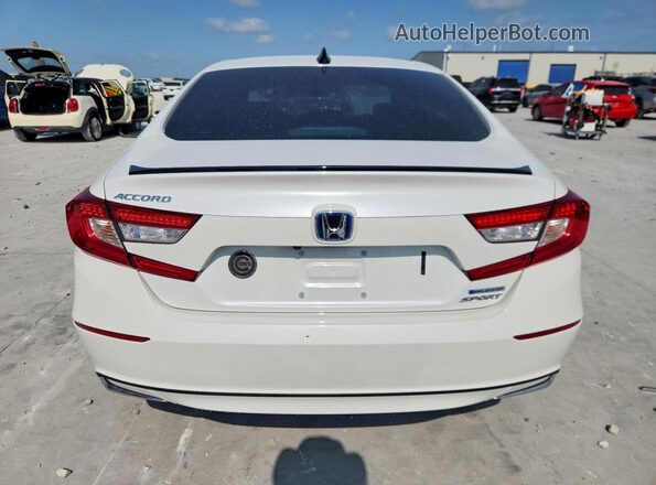 1HGCV3F24NA043185 2022 HONDA ACCORD Белый Вид сзади