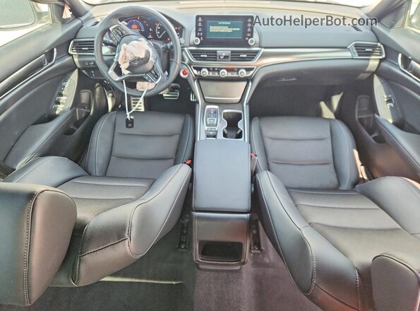 1HGCV3F24NA043185 2022 HONDA ACCORD Белый Вид панели приборов