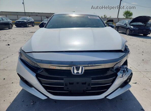 1HGCV3F24NA043185 2022 HONDA ACCORD Белый Вид спереди