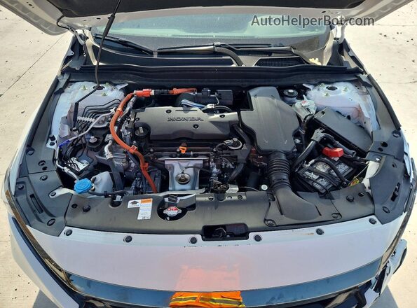 1HGCV3F24NA043185 2022 HONDA ACCORD Белый Вид задней части салона