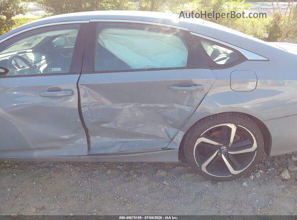 1HGCV3F25NA032910 2022 HONDA ACCORD Gray Front view