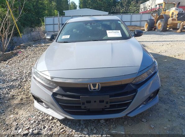 1HGCV3F25NA032910 2022 HONDA ACCORD Gray Instrument cluster view