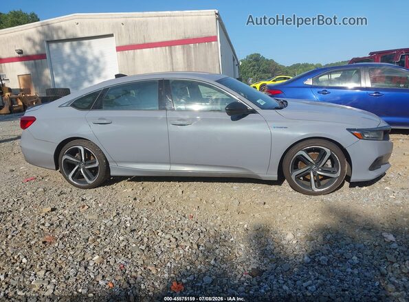1HGCV3F25NA032910 2022 HONDA ACCORD Gray Rear interior view