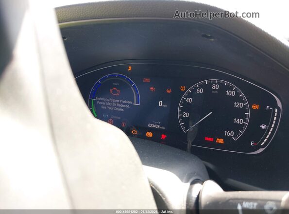1HGCV3F25NA047262 2022 HONDA ACCORD Silver Widok tylnych siedzeń