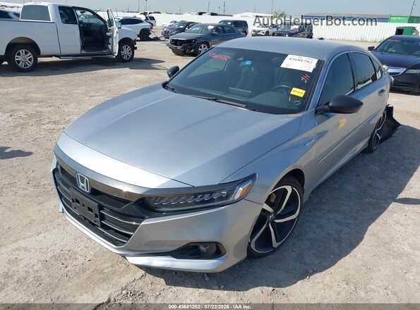 1HGCV3F25NA047262 2022 HONDA ACCORD Silver Przód lewy