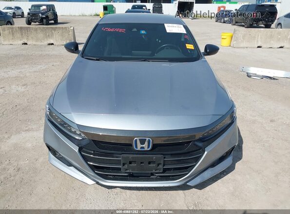 1HGCV3F25NA047262 2022 HONDA ACCORD Silver Widok wnętrza z tyłu