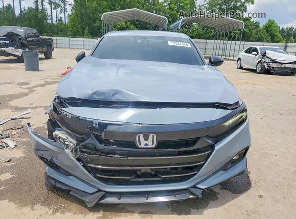 1HGCV3F26NA004839 2022 HONDA ACCORD Charcoal წინა ხედი