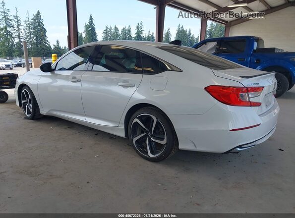 1HGCV3F26NA016862 2022 HONDA ACCORD White Հետևի ձախ