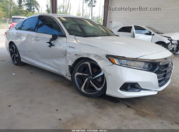 1HGCV3F26NA016862 2022 HONDA ACCORD White Դիմացի տեսք