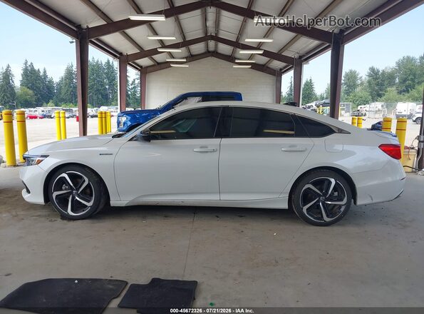 1HGCV3F26NA016862 2022 HONDA ACCORD White Սալոնի 360 աստիճան տեսք