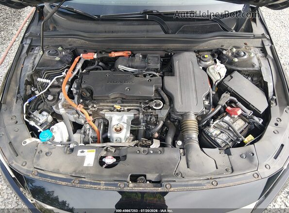 1HGCV3F26NA034987 2022 HONDA ACCORD Black Вид ззаду