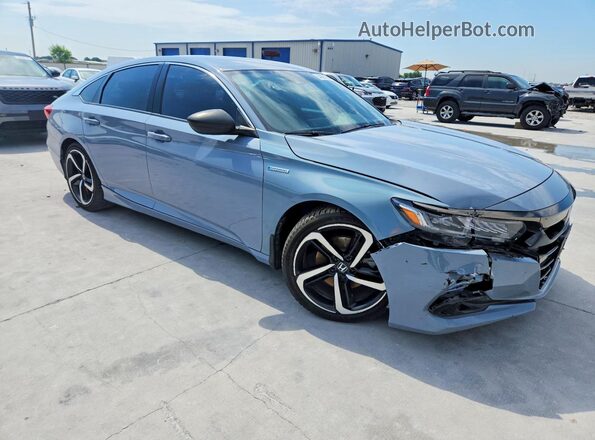 1HGCV3F26NA043656 2022 HONDA ACCORD Gray Delantero derecho
