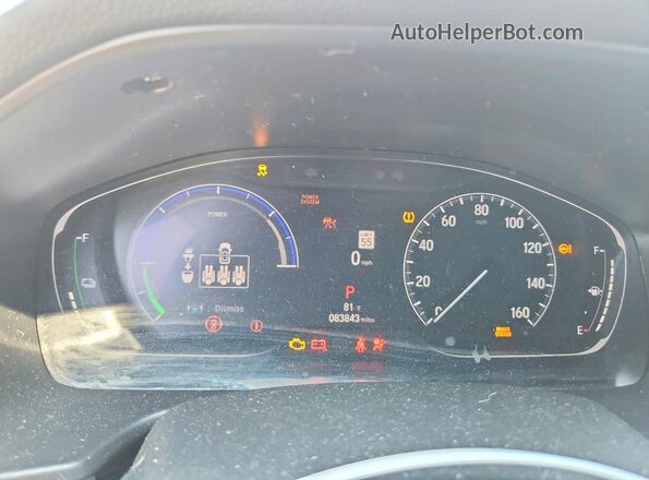 1HGCV3F26NA043656 2022 HONDA ACCORD Gray Vista del cuadro de instrumentos