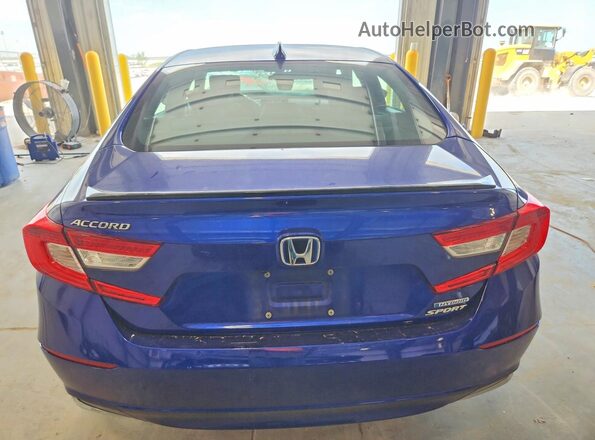1HGCV3F27NA019754 2022 HONDA ACCORD Blue Widok z tyłu