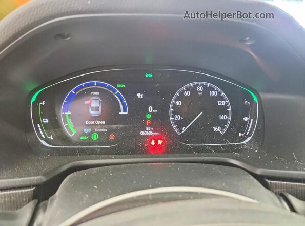 1HGCV3F27NA019754 2022 HONDA ACCORD Blue Widok zestawu wskaźników