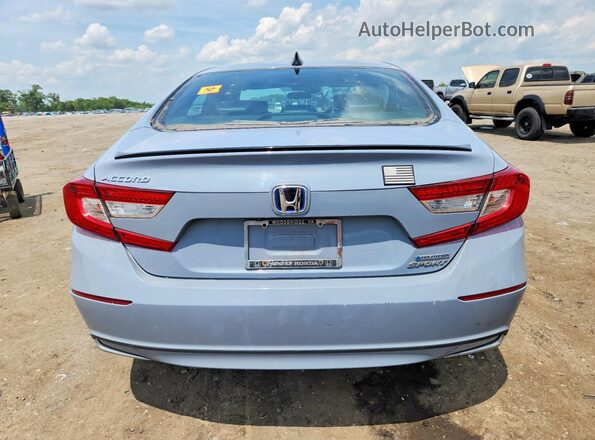 1HGCV3F27NA033444 2022 HONDA ACCORD Blue Вид ззаду