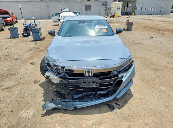 1HGCV3F27NA033444 2022 HONDA ACCORD Blue Вид спереду