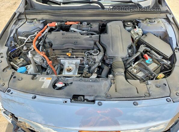 1HGCV3F27NA033444 2022 HONDA ACCORD Blue Вид задньої частини салону