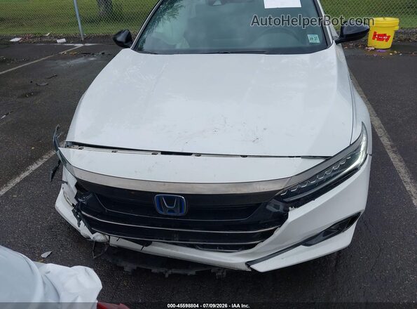 1HGCV3F28NA013168 2022 HONDA ACCORD White Vista del cuadro de instrumentos