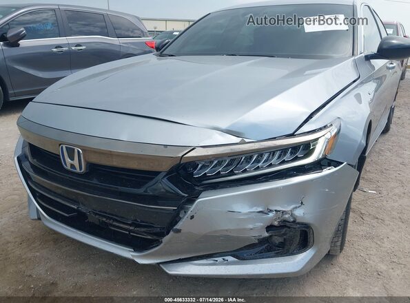 1HGCV3F28NA039348 2022 HONDA ACCORD Silver Front view