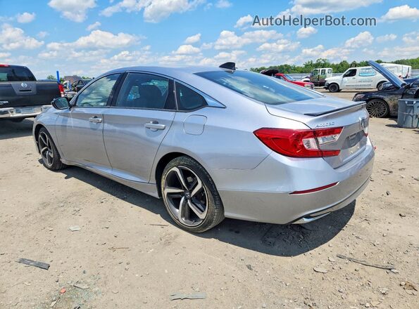 1HGCV3F28NA039821 2022 HONDA ACCORD Silver Հետևի ձախ