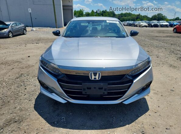 1HGCV3F28NA039821 2022 HONDA ACCORD Silver Դիմացի տեսք