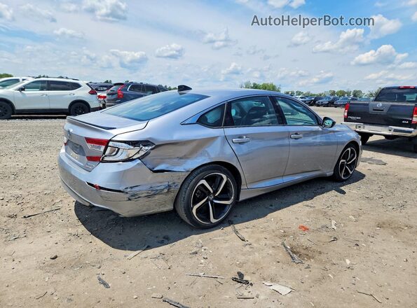 1HGCV3F28NA039821 2022 HONDA ACCORD Silver Հետևի աջ