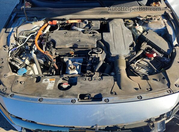 1HGCV3F28NA042721 2022 HONDA ACCORD Silver უკანა სალონის ხედი