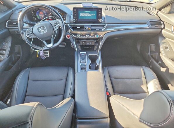 1HGCV3F28NA042721 2022 HONDA ACCORD Silver წინა პანელის ხედი