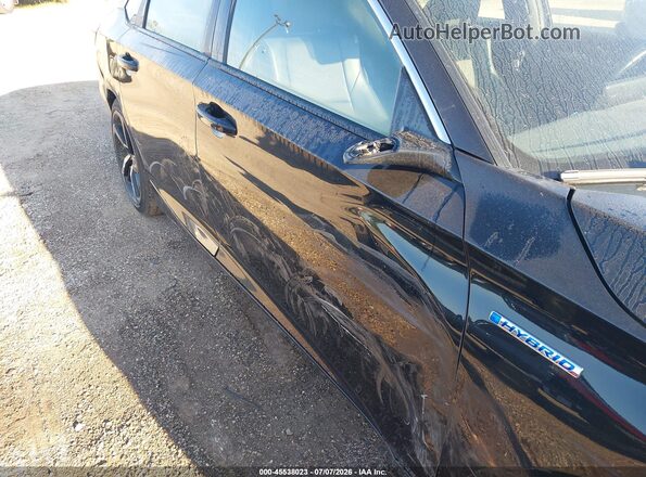 1HGCV3F28NA045179 2022 HONDA ACCORD Black წინა ხედი