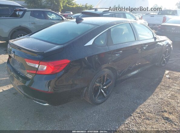 1HGCV3F28NA045179 2022 HONDA ACCORD Black უკანა მარჯვენა