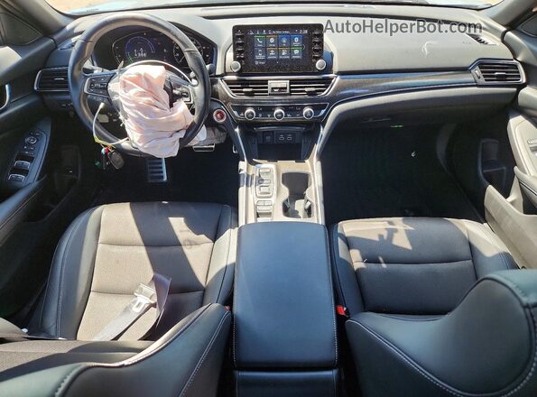 1HGCV3F28NA046994 2022 HONDA ACCORD Серый Вид панели приборов