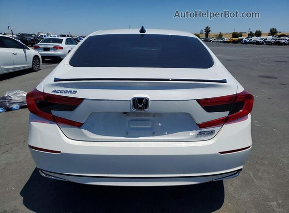 1HGCV3F29NA034398 2022 HONDA ACCORD White Rear view