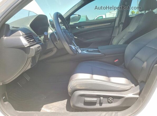 1HGCV3F29NA034398 2022 HONDA ACCORD White Front interior view