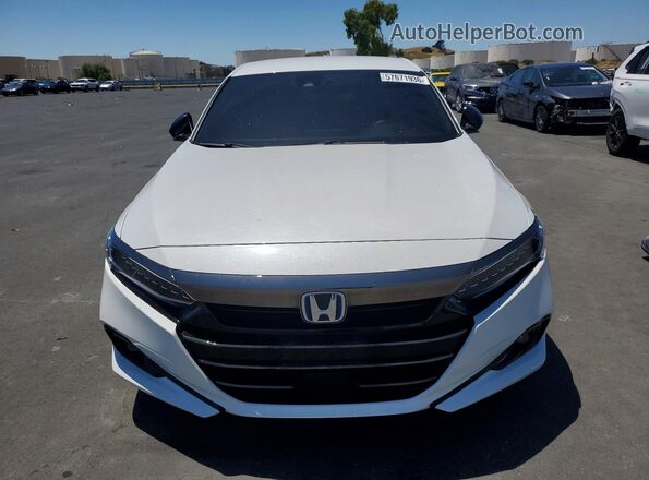 1HGCV3F29NA034398 2022 HONDA ACCORD White Front view