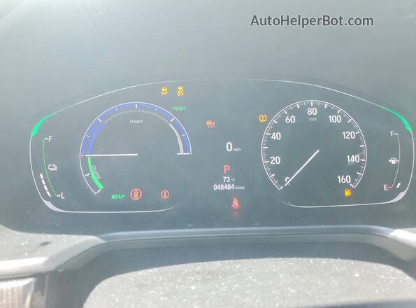 1HGCV3F29NA034398 2022 HONDA ACCORD White Instrument cluster view