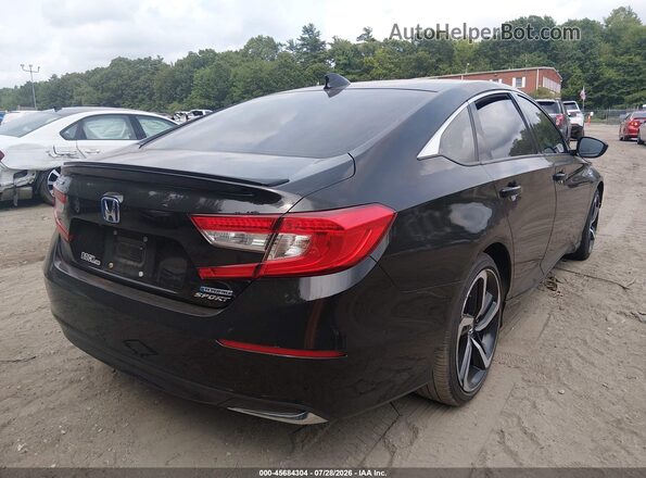 1HGCV3F29NA034868 2022 HONDA ACCORD Черный Задняя правая четверть