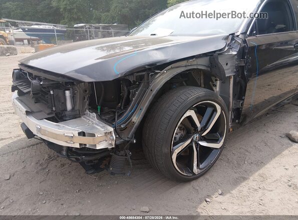 1HGCV3F29NA034868 2022 HONDA ACCORD Черный Вид спереди