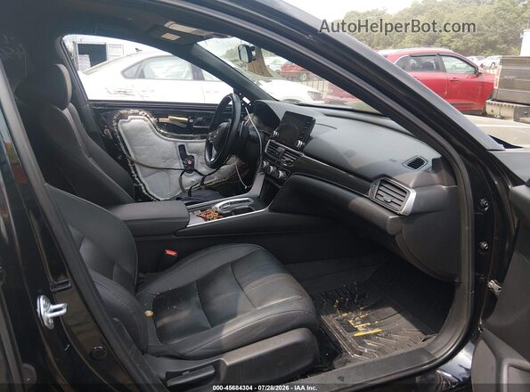 1HGCV3F29NA034868 2022 HONDA ACCORD Черный Вид салона спереди