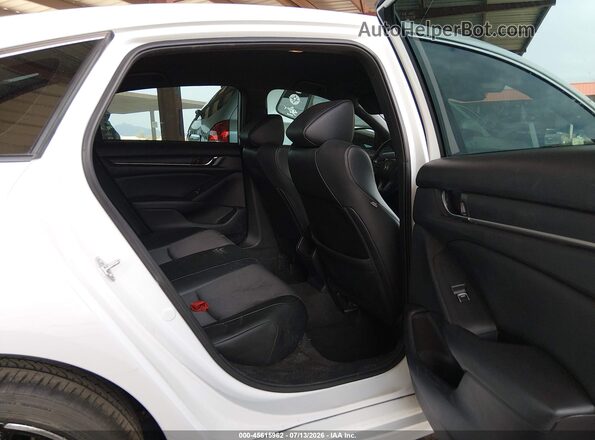 1HGCV3F29NA037107 2022 HONDA ACCORD White VIN sticker view