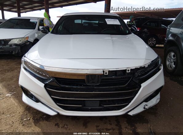 1HGCV3F29NA037107 2022 HONDA ACCORD White Rear interior view