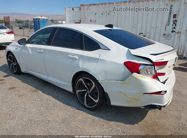 1HGCV3F2XNA010644 2022 HONDA ACCORD White უკანა მარცხენა