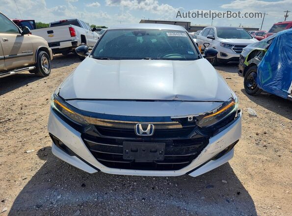 1HGCV3F2XNA018498 2022 HONDA ACCORD White Widok z przodu