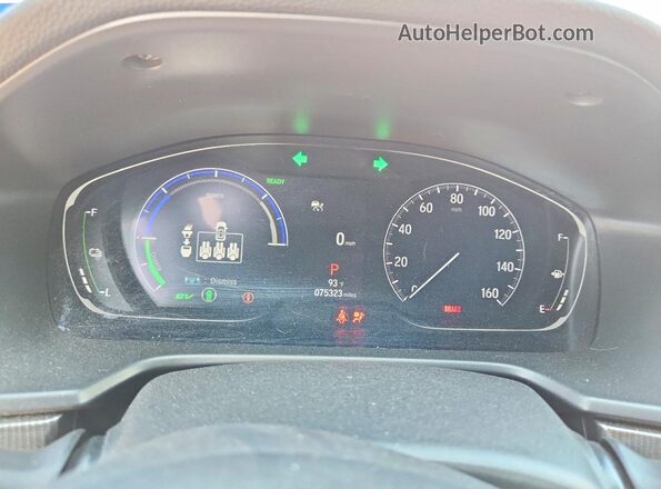 1HGCV3F2XNA018498 2022 HONDA ACCORD White Widok zestawu wskaźników