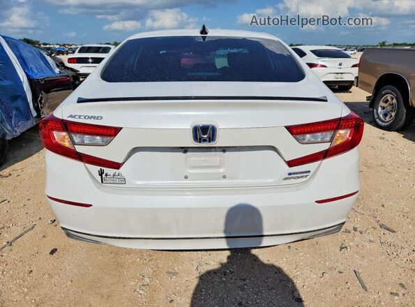 1HGCV3F2XNA018498 2022 HONDA ACCORD White Widok z tyłu