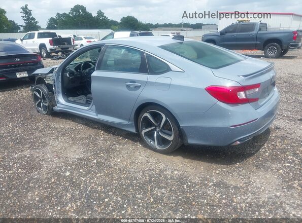 1HGCV3F2XNA033423 2022 HONDA ACCORD Gray Հետևի ձախ